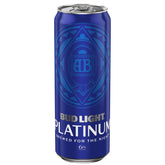BUD LT PLATINU 15/25OZ CANS