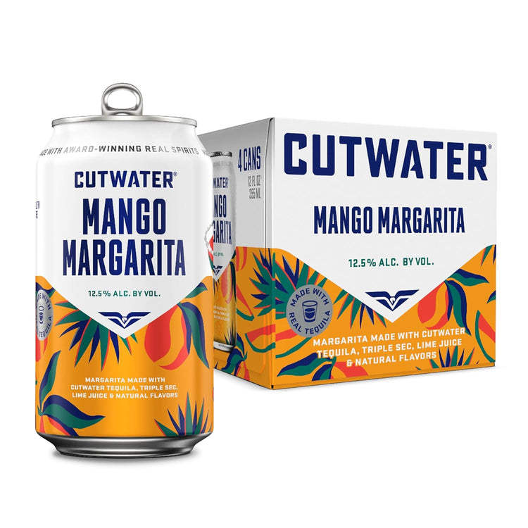 Cutwater Mango Margarita 6x 4 Pack (12 oz Cans)