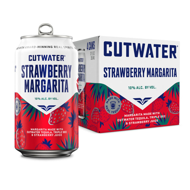 Cutwater Strawberry Margarita 6x 4 Pack (12 oz Cans)