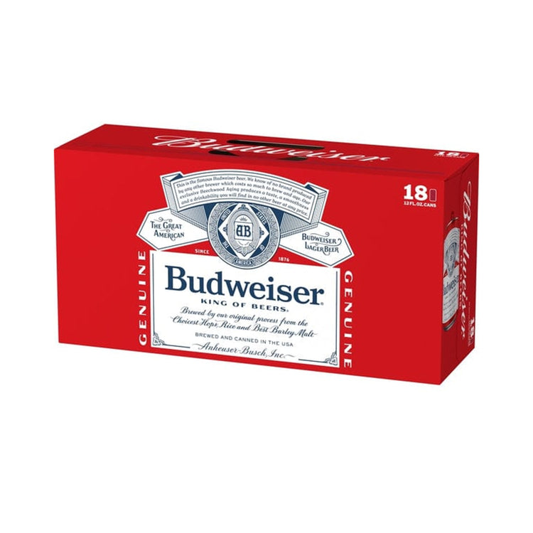 BUDWEISER 18 PK CAN