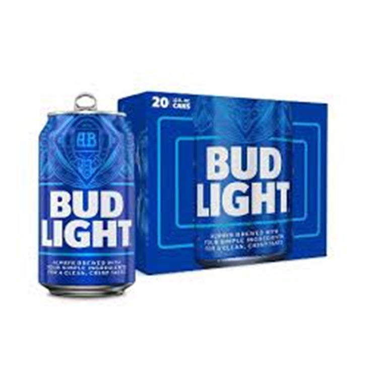 BUD LIGHT 20 PK CANS