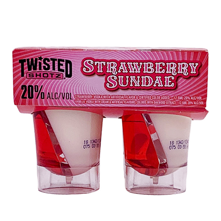 Twisted Shotz Strawberry Sundae 25mL